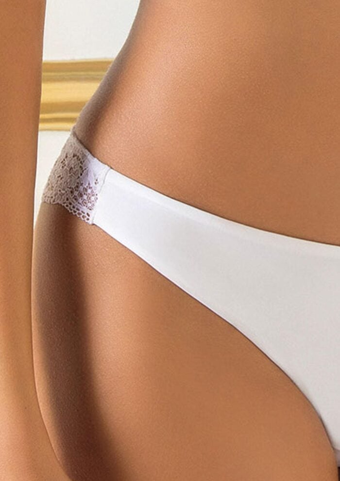 Figi damskie typu brazyliany z elegancką koronką Wonder Lace 2447 Sielei - obrazek 3