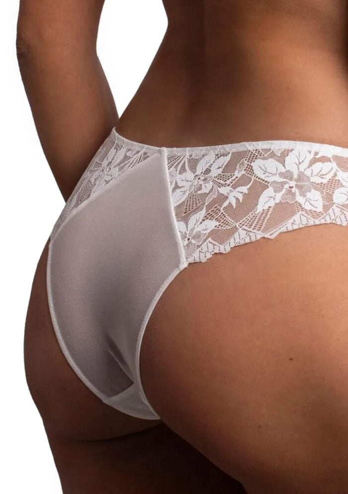 Majtki damskie brazyliany z elegancką koronką DM-6341 Agio - obrazek 3