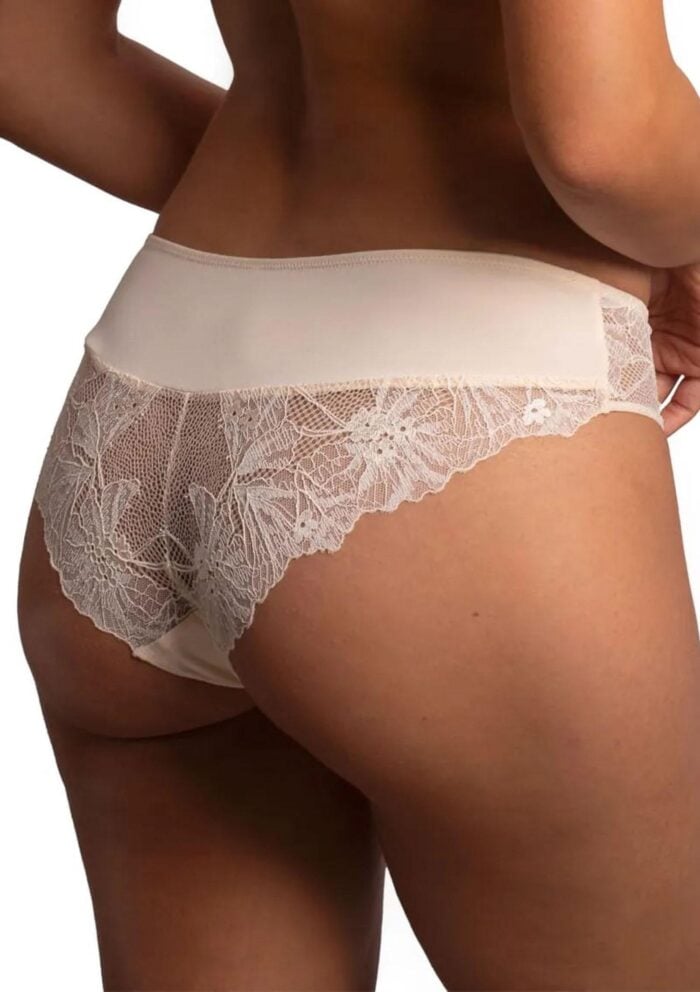 Figi damskie bikini z elastycznej mikrofibry i koronki DM-6338 Agio - obrazek 2