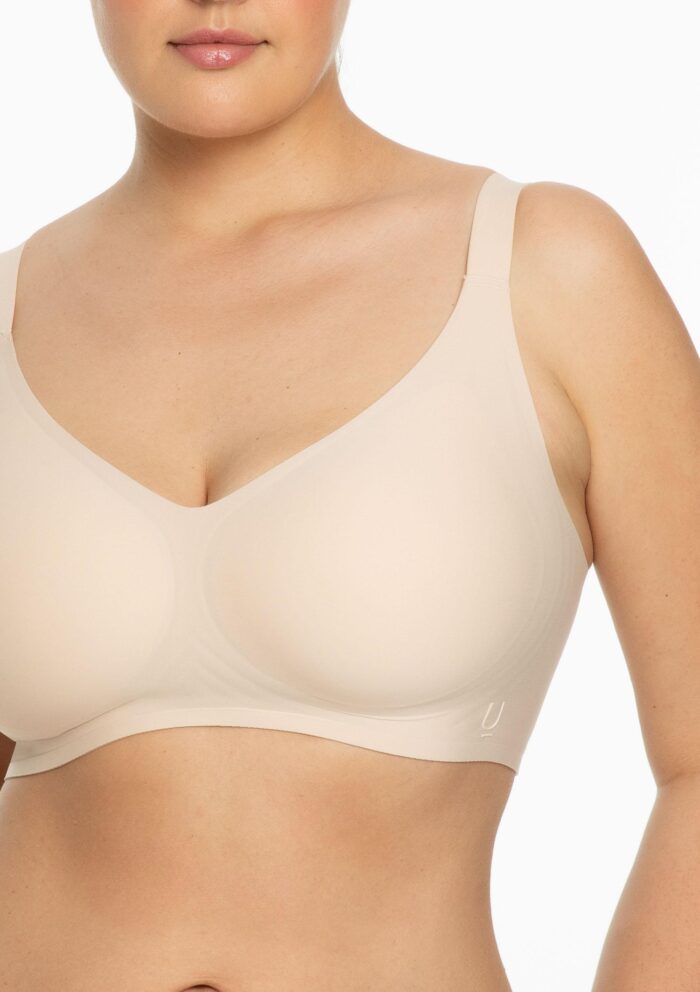 Biustonosz Jelly Bra Comfort bezszwowy szerokie boki i ramiączka żelowe strefy 3D Julimex - obrazek 3
