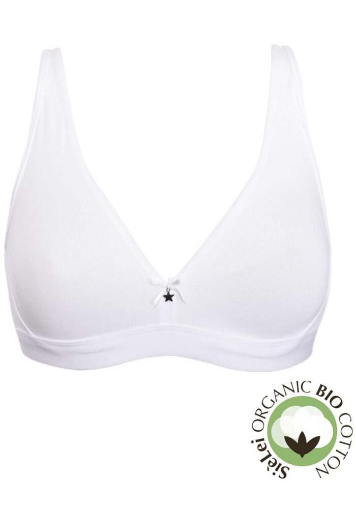 Biustonosz damski miękki bawełniany w sportowym stylu Natural Cotton 1454 Sielei - obrazek 5