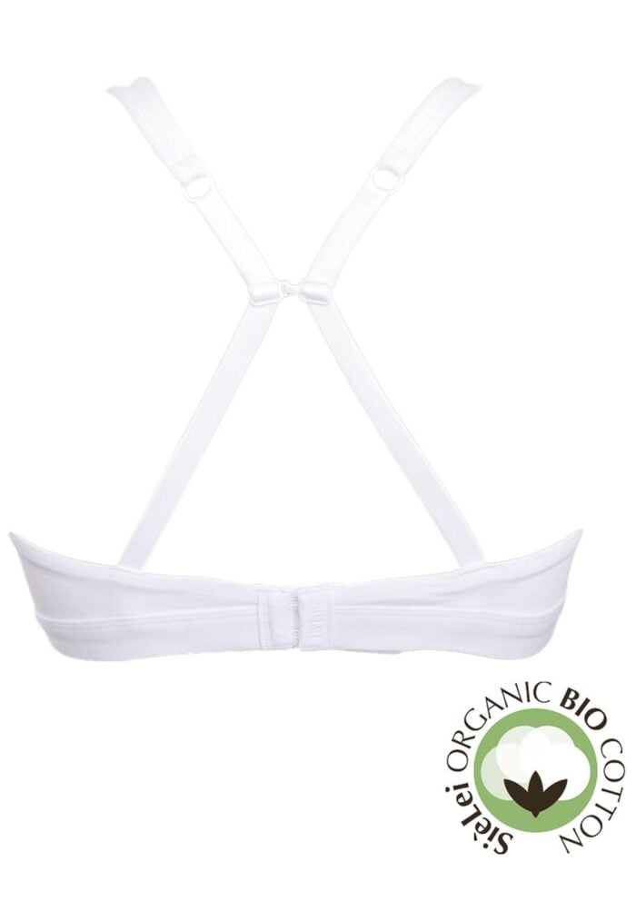 Biustonosz damski miękki bawełniany w sportowym stylu Natural Cotton 1454 Sielei - obrazek 6