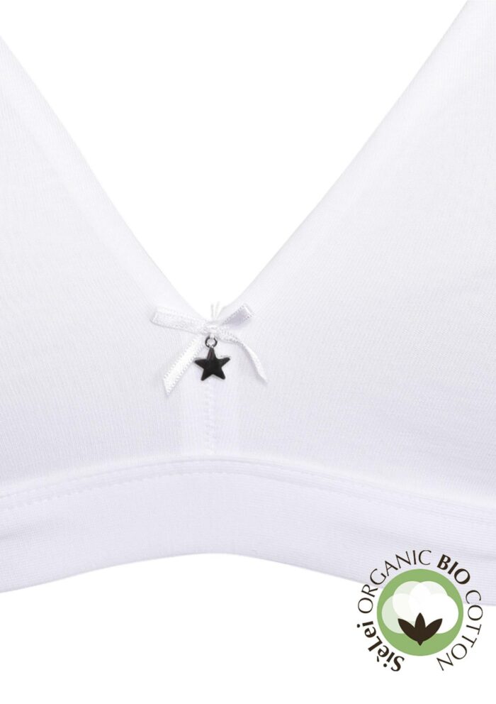 Biustonosz damski miękki bawełniany w sportowym stylu Natural Cotton 1454 Sielei - obrazek 7