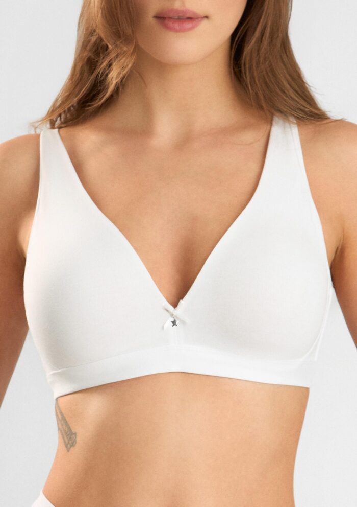 Biustonosz damski miękki bawełniany w sportowym stylu Natural Cotton 1454 Sielei - obrazek 15