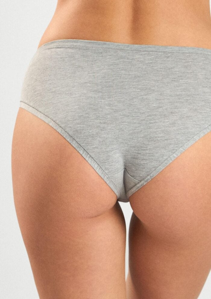 Figi damskie klasyczne z hipoalergicznej bawełny organicznej 1449 Natural Cotton Sielei - obrazek 9