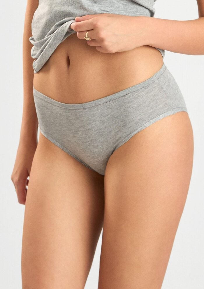 Figi damskie klasyczne z hipoalergicznej bawełny organicznej 1449 Natural Cotton Sielei - obrazek 3