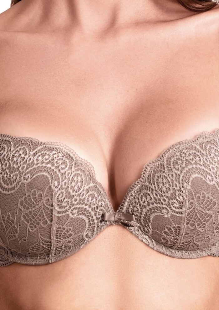 Biustonosz koronkowy super push-up z fiszbinami 032L Duble Pizzo Lormar - obrazek 3