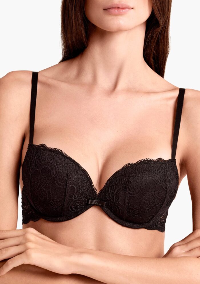 Biustonosz koronkowy super push-up z fiszbinami 032L Duble Pizzo Lormar - obrazek 6