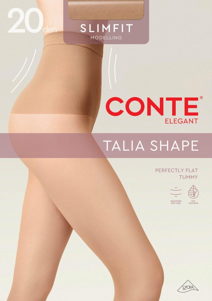 Rajstopy damskie modelujące sylwetkę Slimfit 20 Conte - obrazek 8