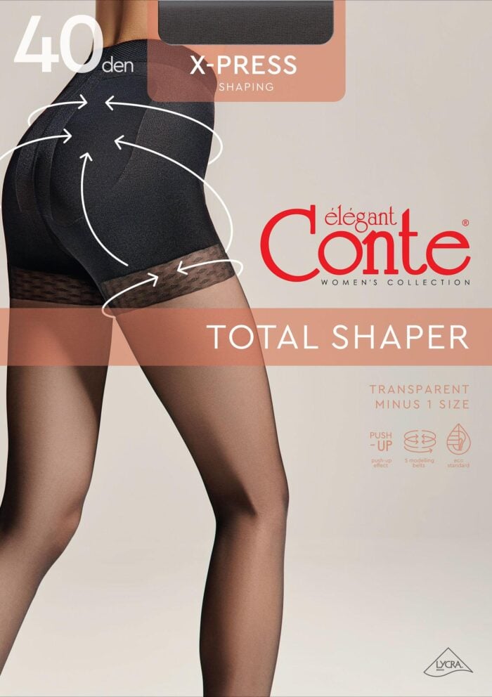 Rajstopy damskie modelujące push-up Conte