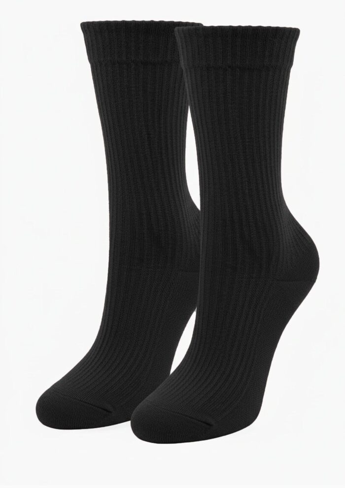 Skarpetki damskie z kaszmirem prążkowane Cashmere Dreams Marilyn - obrazek 3