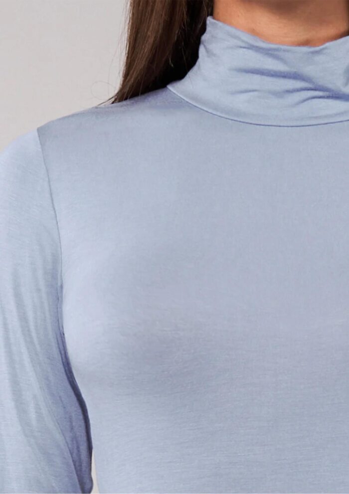 Body - zdjęcie 3|Body damskie z golfem ekologiczny modal denim Today 6018 Sielei