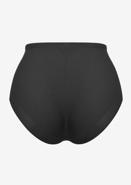 Bielizna modelująca|Figi damskie modelujące czarne z wysokim stanem New Sibilla Microshape Infiore