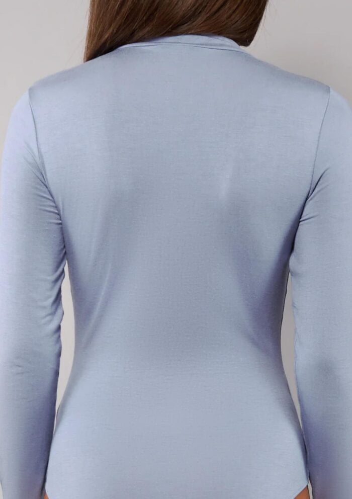 Body - zdjęcie 4|Body damskie z golfem ekologiczny modal denim Today 6018 Sielei