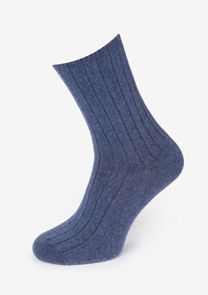 Skarpety|Skarpetki merino z wełny merynosa jagnięce bezuciskowe jeans Cerber Art. 0251