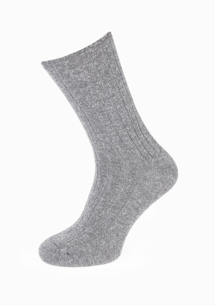 Skarpety|Skarpetki merino z wełny merynosa jagnięce bezuciskowe popielate Cerber Art. 0251