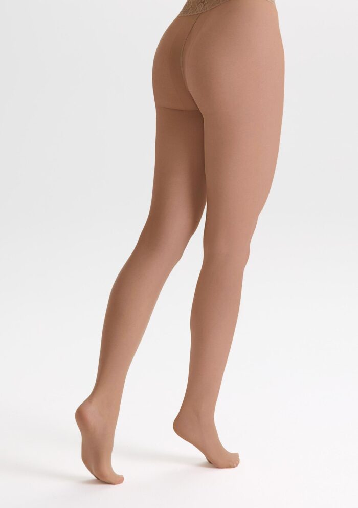 Jedwabiste rajstopy Silk 30 Lux Line z koronkowym pasem Marilyn - obrazek 12