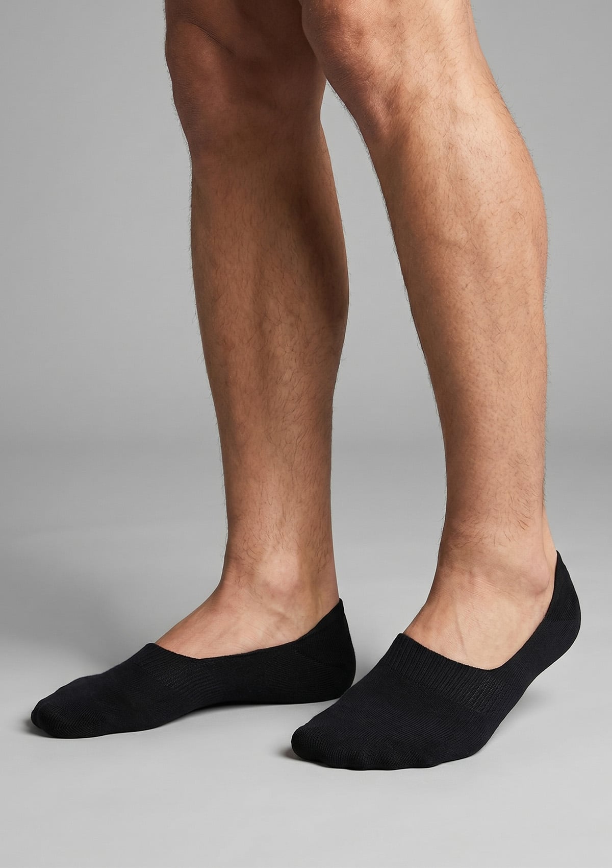 Stopki bambusowe z silikonem unisex 1395 Cerber czarne CZARNY