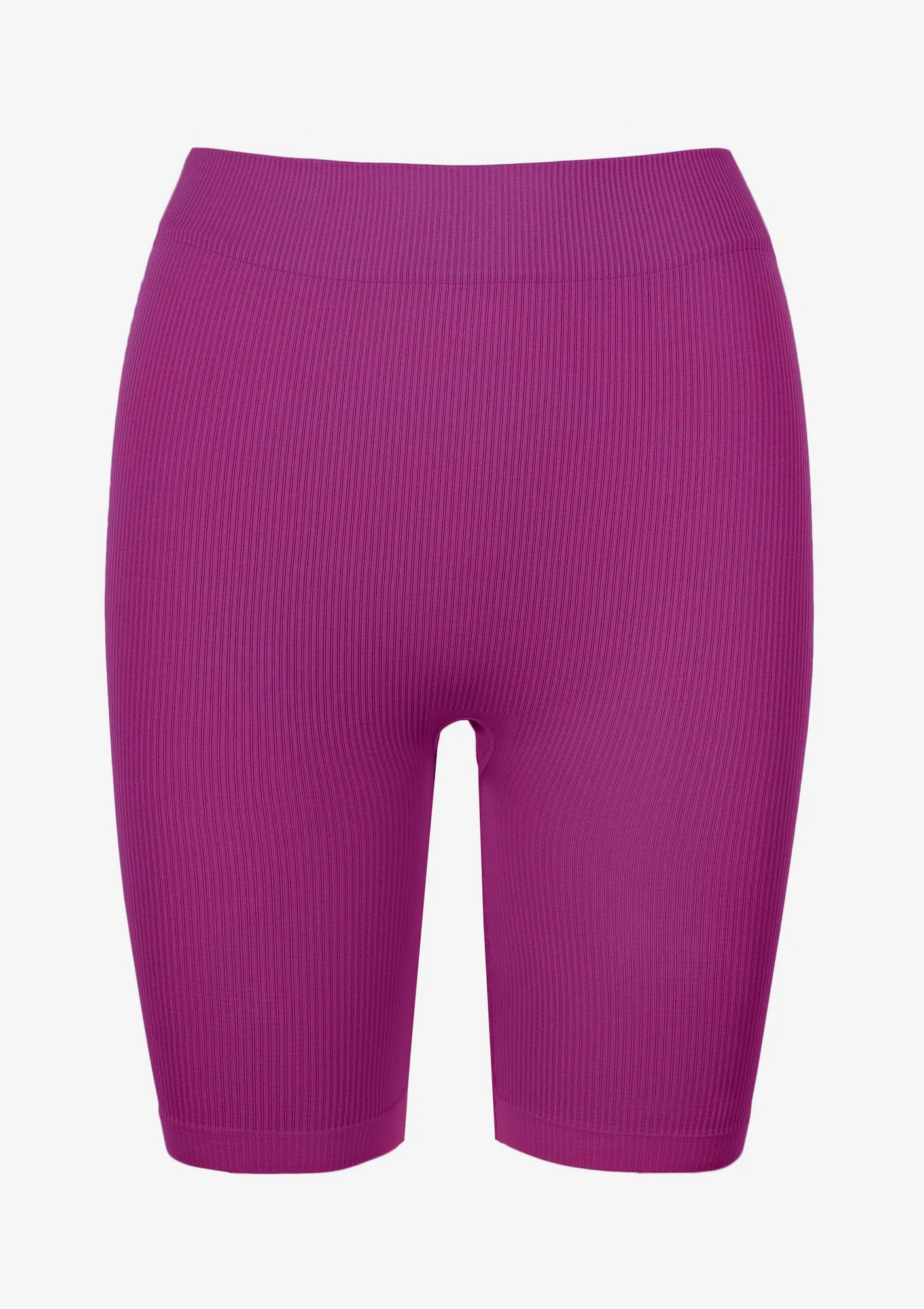 Legginsy damskie kolarki z prążkowanej dzianiny Fitness Marilyn S/M