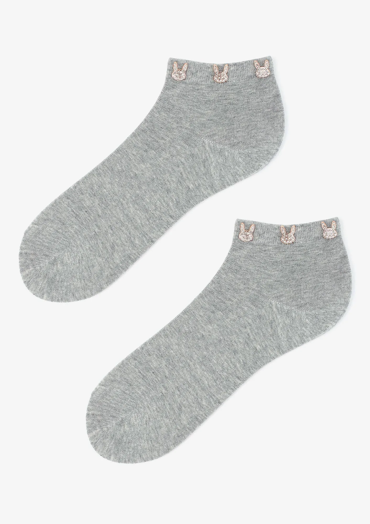 Skarpetki damskie z biżuteryjną ozdobą Cotton Jet Bunnies Marilyn ONE SIZE