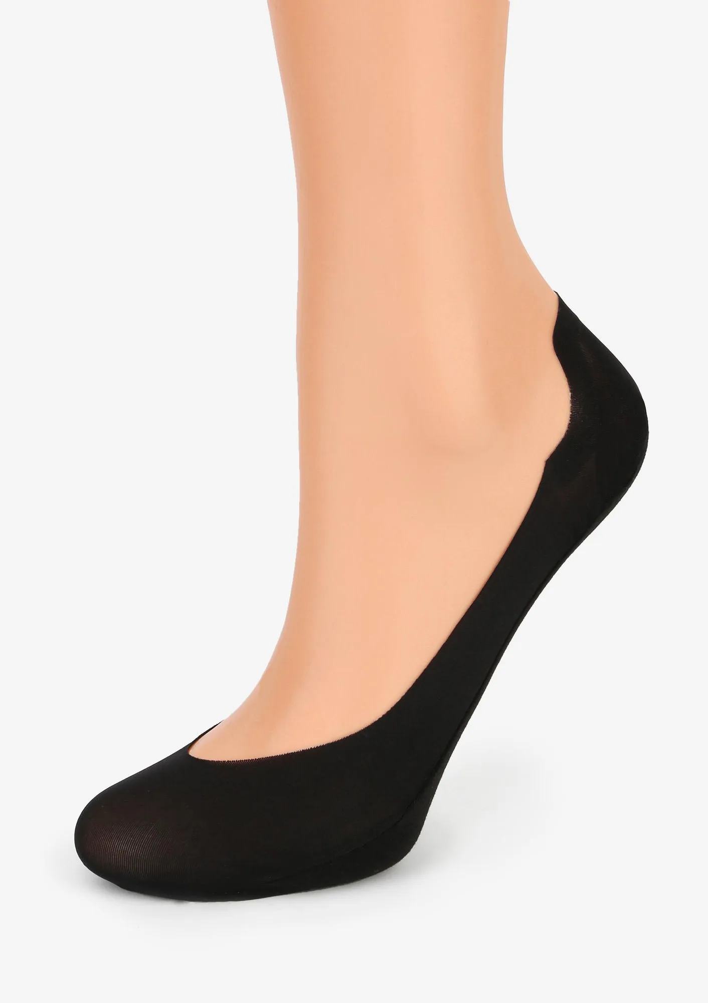 Stopki damskie niski profil czarne z silikonem Comfort Low Marilyn