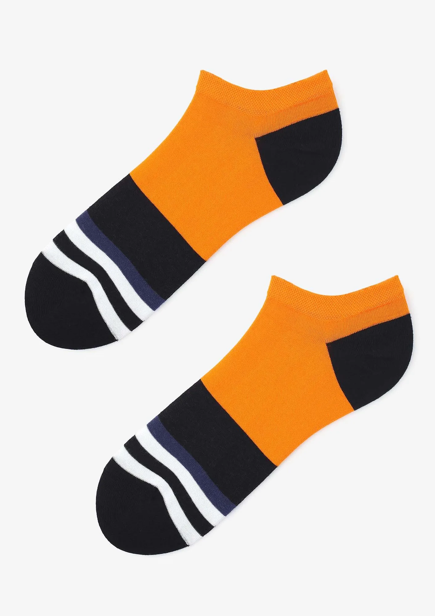 Męskie skarpetki stopki z paskami Footies Men Stripes Marilyn 41-45