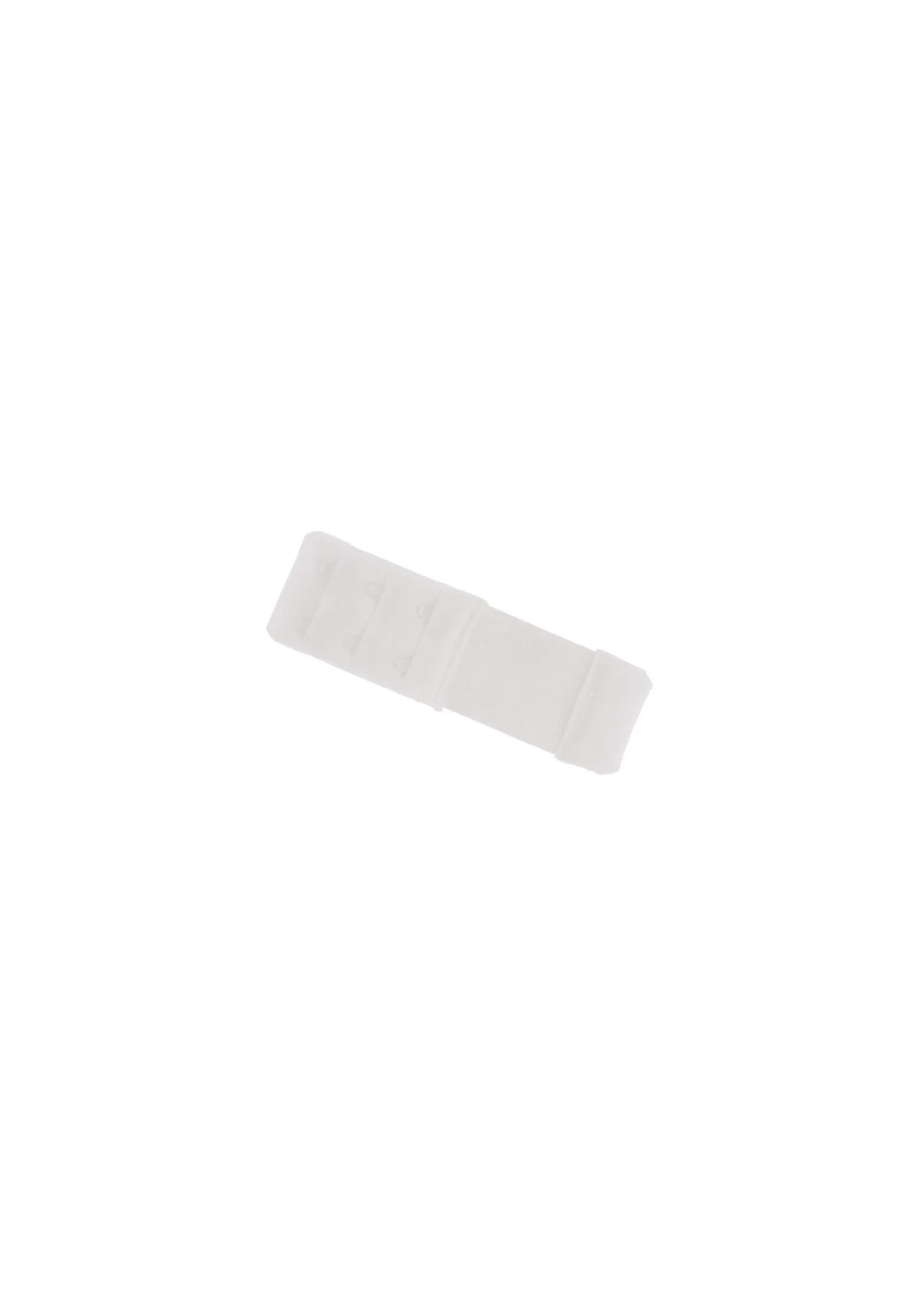 Przedłużacz do biustonosza na gumce biały BA-03 LONG ONE SIZE