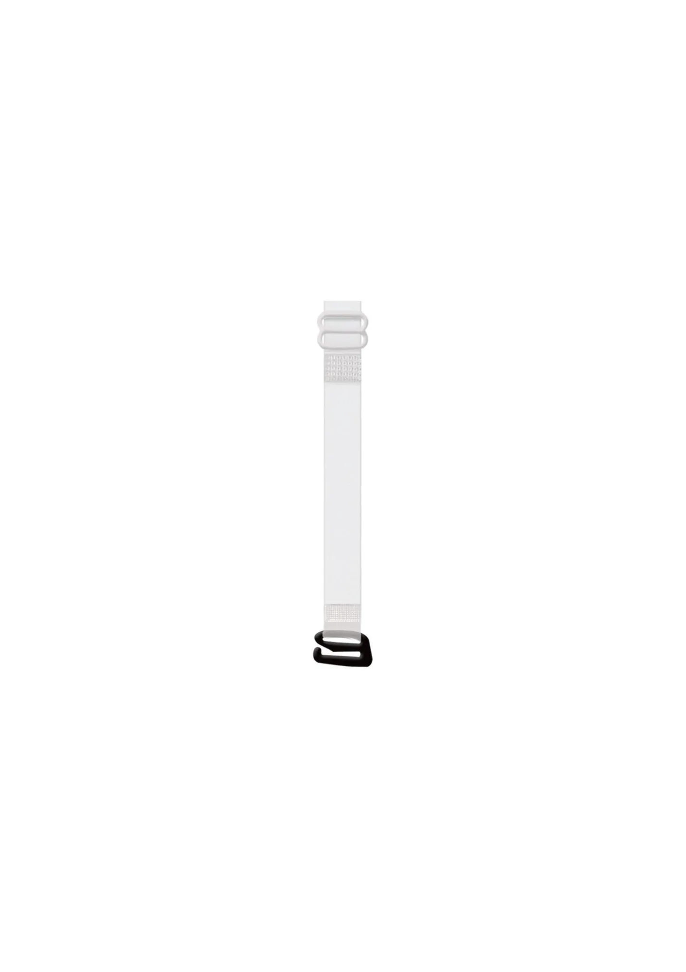 Silikonowe ramiączka 10 mm z czarnym metalowym zaczepem RT-04 ONE SIZE