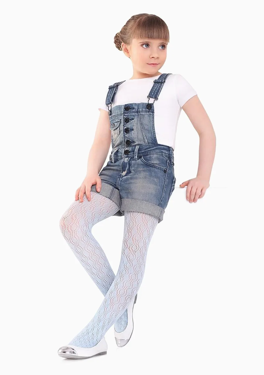 Dziecięce ażurowe rajstopy Charlotte 274 Marilyn MILK